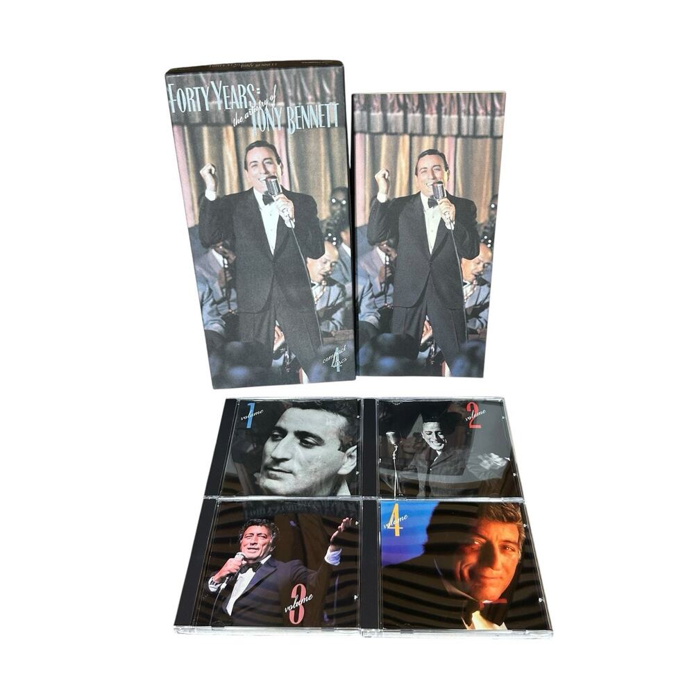 Forty Years The Artistry of Tony Bennett 4 CD Box Set & Booklet GREATEST HITS